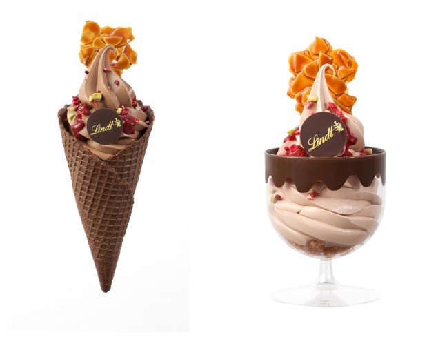 リンツの人気ソフトクリームは今年で発売5周年♪お祝いに春夏季節限定「リンツ ソフトクリーム ショコラ フランボワーズ」が美味しく登場♡