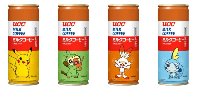 ポケモンデザインのUCCゲットだぜ☆ゲーム最新作のポケモンたちが描かれたパッケージが缶＆紙パックで発売！