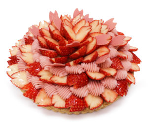 カフェコムサ　満開～いちごと桜のケーキ～